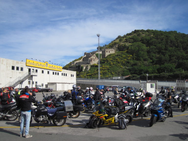 Corsica to Sardinia cost to cost, the Paradise bikers tour