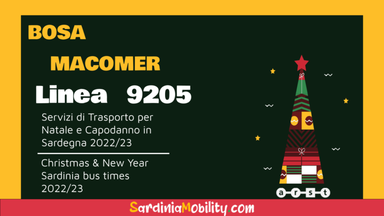 Corse Festive tra Bosa e Macomer per Natale e Capodanno 2022-23